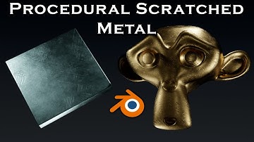 Procedural Scratches and Worn Metal Material - Blender Tutorial