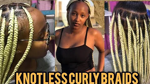 HOW TO FIX KNOTLESS BOX CURLY BRAIDS/ Beginner fri...