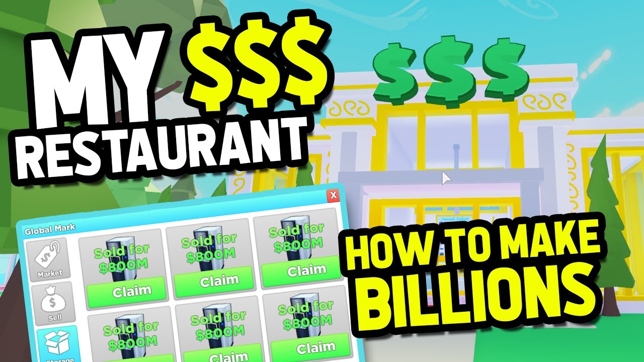 How To Make Easy Money On The Global Market In Roblox My Restaurant Youtube - how to sell items in roblox my restaurant