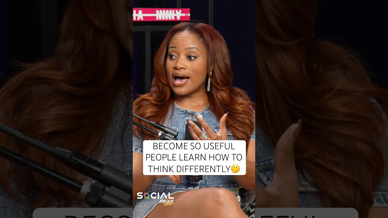 BECOME SO USEFUL PEOPLE LEARN HOW TO THINK DIFFERENTLY #socialproofpodcast