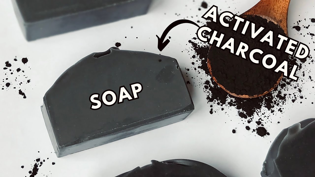 Making Activated Charcoal Soap with 70% Shea Butter | A Simple & Small Recipe