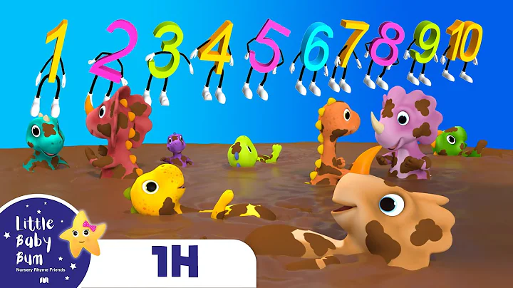 10 Little Dinosaurs + More Nursery Rhymes & Kids Songs - ABCs and 123s | Learn with Little Baby Bum