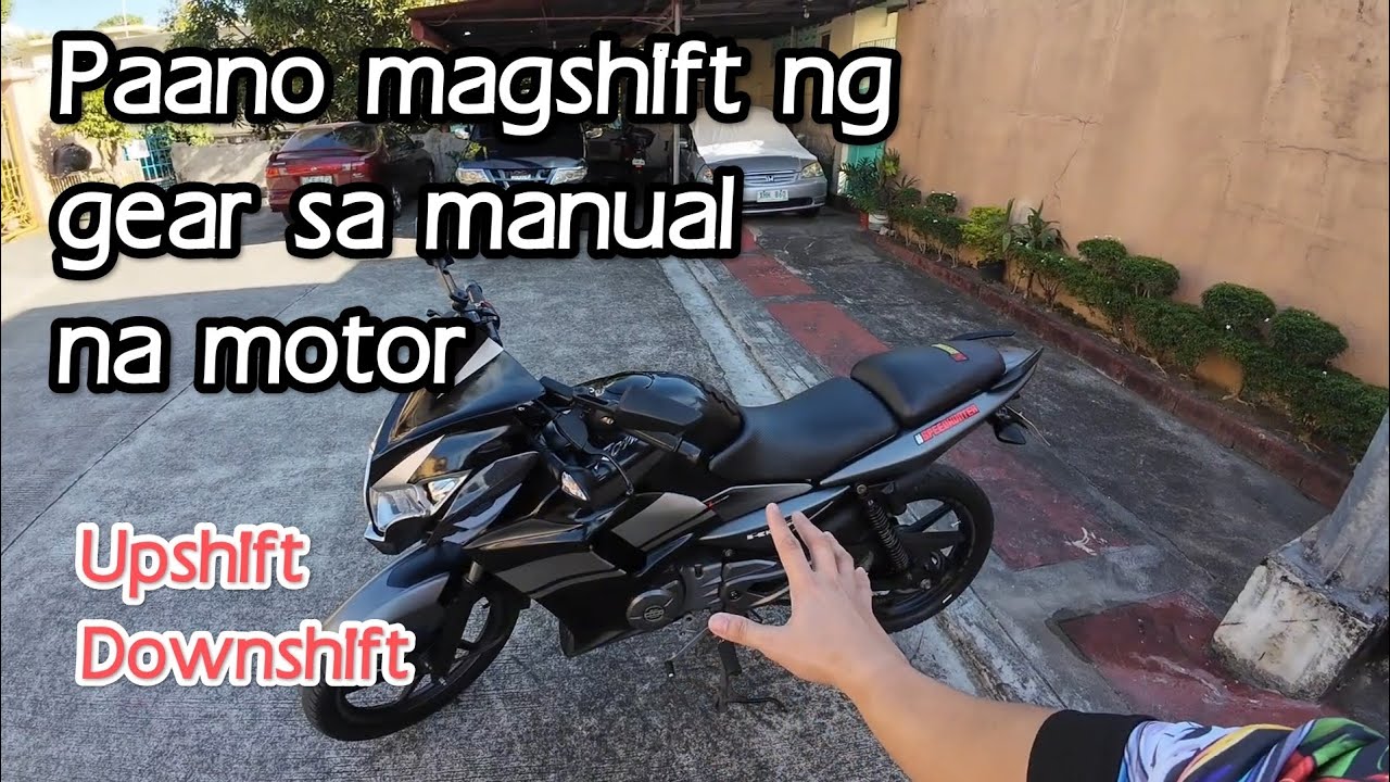 Paano magshift ng gear sa manual na motor