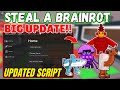 Steal a Brainrot OP Script 2025 | Instant Steal, Speed Hack &amp; Auto Rainbow Brainrots – No Key! ✈️