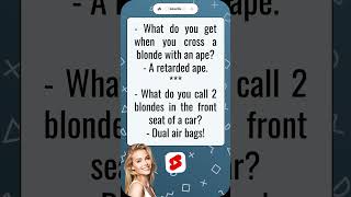 Funny Blonde Jokes 😂🚗 Classic Dumb Blonde Humor #funny #humor