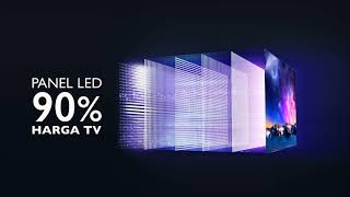 Ternyata! Harga TV adalah 90% Panel LED - Hanya Polytron TV LED Garansi 5 Tahun