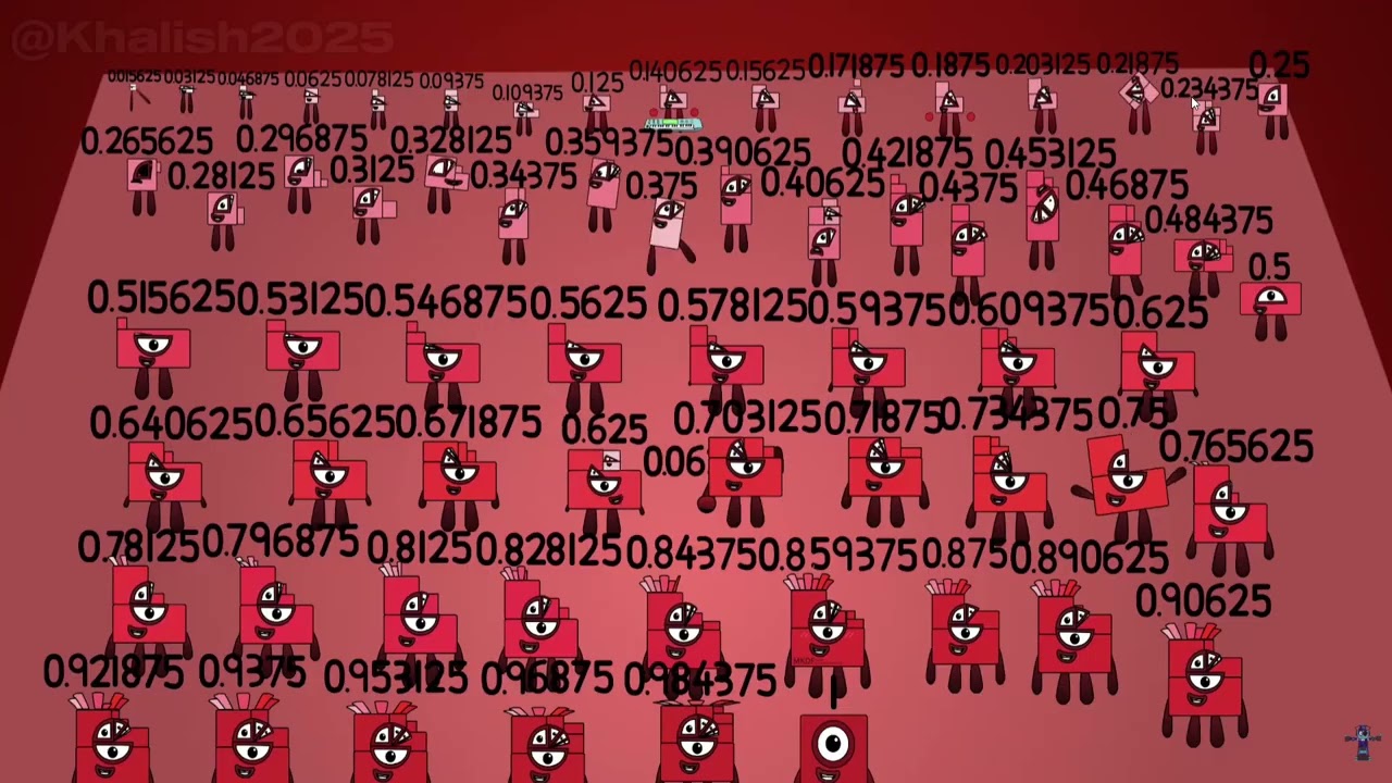 735 Numberblocks Band Sixty Fourths THE REMASTRERING!! YouTube e