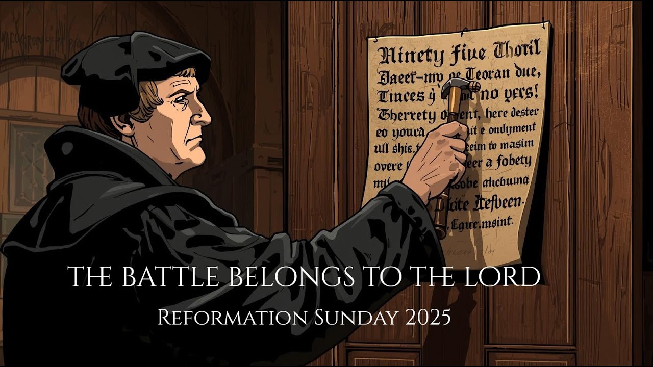 "The Battle Belongs to the Lord" Reformation Sunday Full Video October 26, 2025