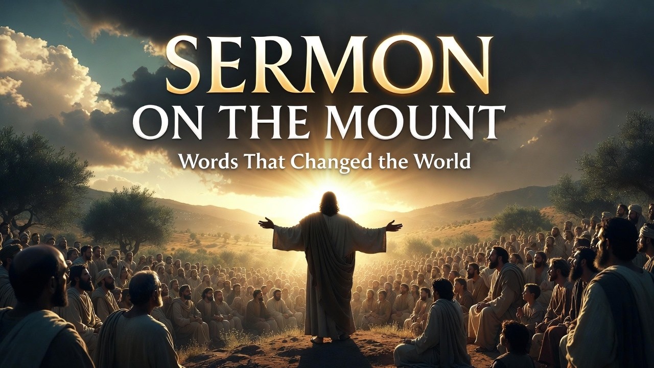 Jesus Preaches the Sermon on the Mount – Words That Changed the World 🔥🙏