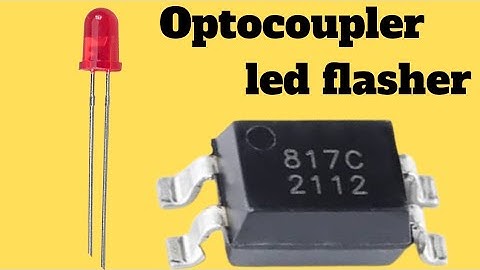 Optocoupler led blinker | strobe light Effect | led flasher with Optocoupler