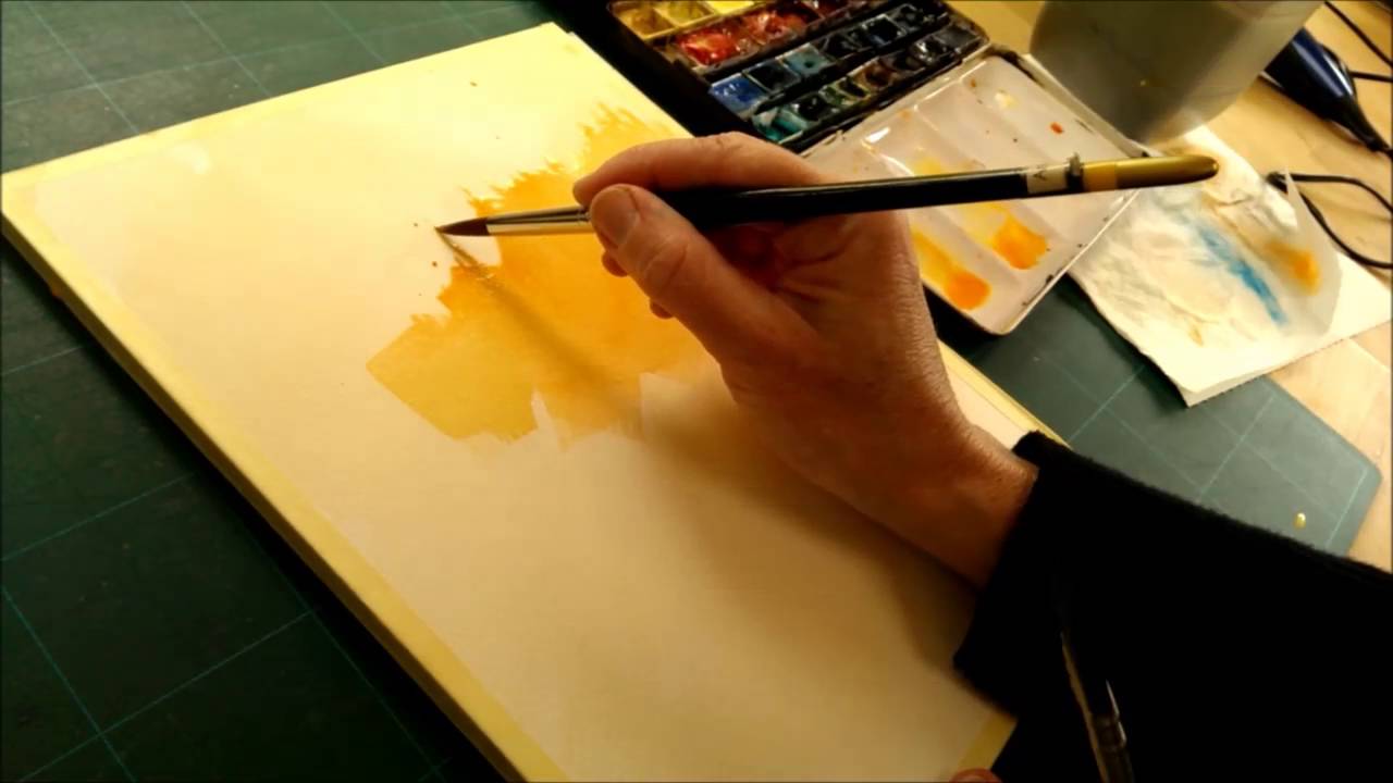 Nebelwald in Lasurtechnik