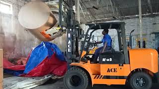 ACE Forklift with PRC attachment