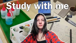 Study with me🌱✨: школа, домашка и релакс || учусь прямо на ваших глазах || продуктивный влог