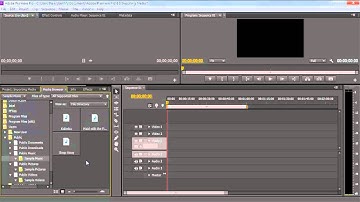 How to Import and Organize media in Premiere Pro CS6