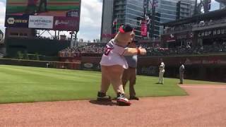 Atlanta Braves Dancing Security Guard