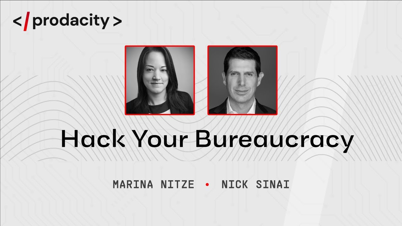 Prodacity: Hack Your Bureaucracy with Marina Nitze & Nick Sinai