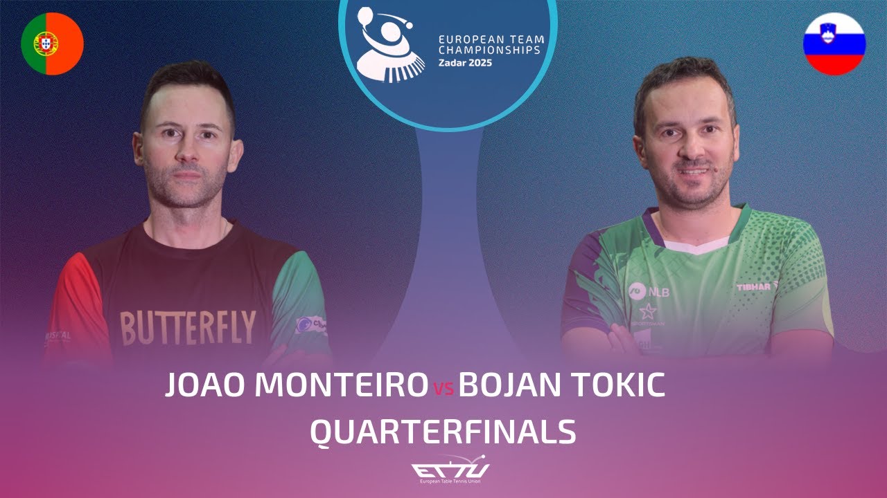 JOAO MONTEIRO (POR) vs BOJAN TOKIC (SLO) | European Championships - Quarterfinals | Highlights