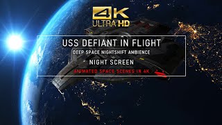 4K | Star Trek Sleep Sounds | USS Defiant Nightshift | Star Trek Ambience | TNG |  ASMR | Sleep