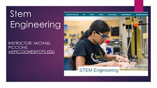 Stem Engineering Honors Course Intro - Chantilly High School