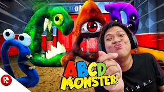ABCD MONSTERS ARE VERY FIERCE & CAN APPEAR ANYWHERE!!! ABC Lore Roblox [INDO] ~Let's Learn ABCD!!