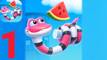 Gravity Noodle - Video game All levels - Part 1 - Levels 1 - 9 - New video Android, iOS