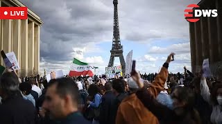 LIVE: Thousands March in Paris Backing Iran Protests Against Government Rule | DWS News | AC14
