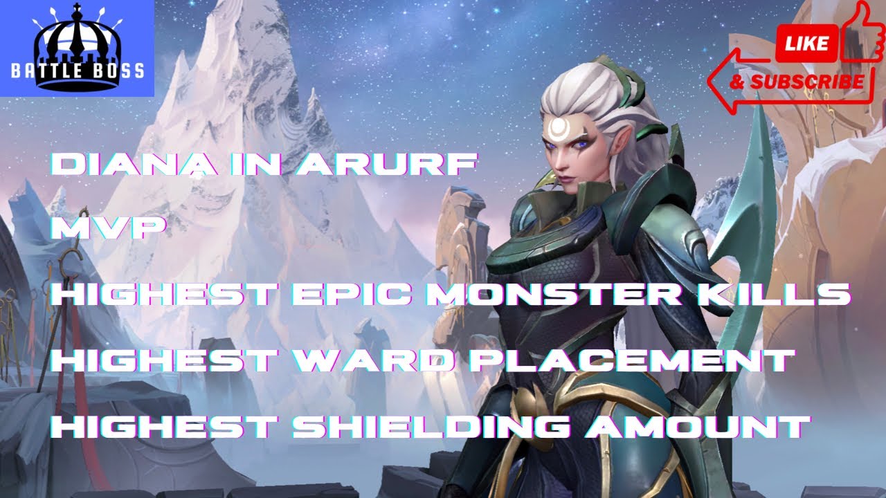 Wild Rift Arurf Diana | ARURF | MVP | Highest Epic Monster Kill And Shielding | Wild ...