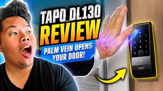 This Smart Lock Opens Using Palm Veins! | Tapo DL130 Review @techtrx