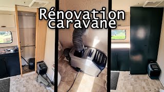 On crée un meuble et on installe la climatisation  Ep 3/5 Rénovation caravane