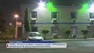 Hotel attack suspect waives court appearance