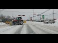 driving to Walmart in snow 4.2.22 Magog QC