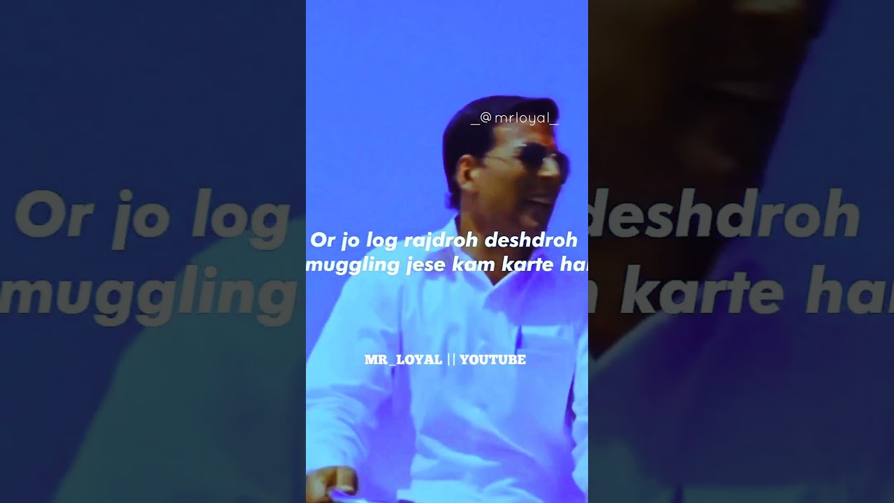 Deshdroh || True words