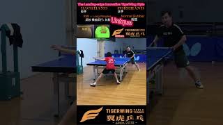 03/07/24 (3) L Eli Ho Training With Tony Liu L Tigerwing L Reverse Sh Bh & Long Pips Switching L