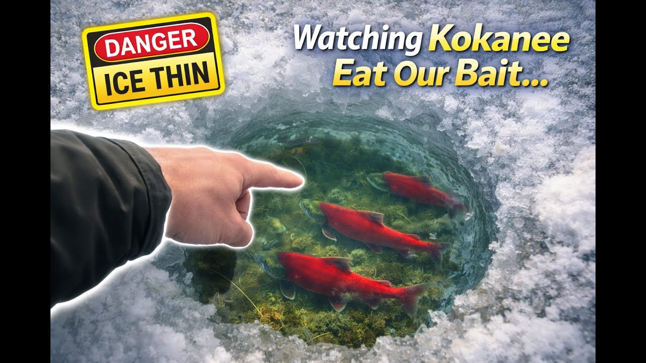 Watching Kokanee Eat Our Bait...