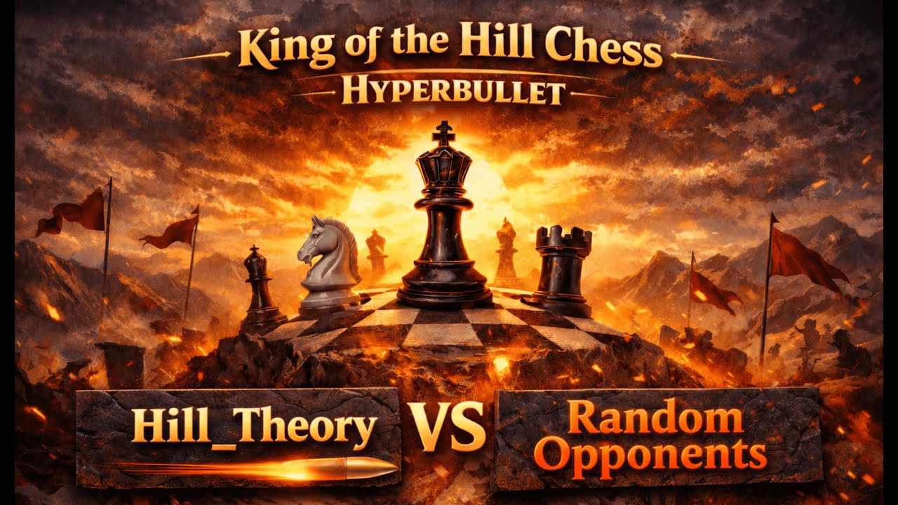 King Of The Hill Chess | Hyperbullet | Hill_Theory vs Random Opponents