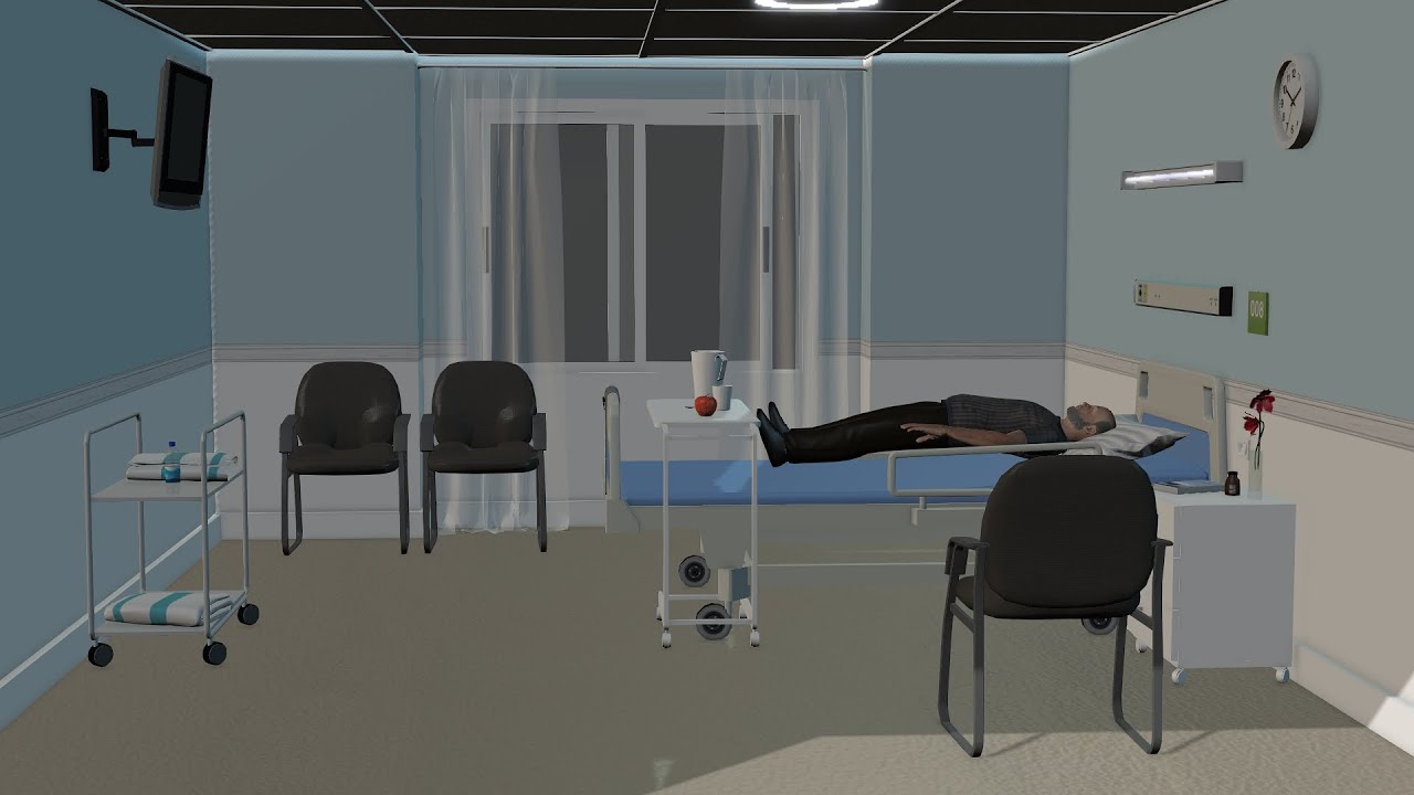 Free iclone scene Hospital Patient Room