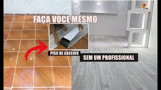 COLOQUEI PISO VINILICO AUTOCOLANTE| QUANTO PAGUEI ?