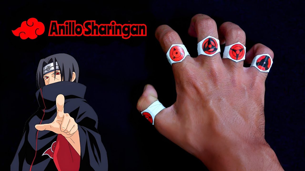 10 Anillos Anime Naruto Akatsuki Dedo Anillo A