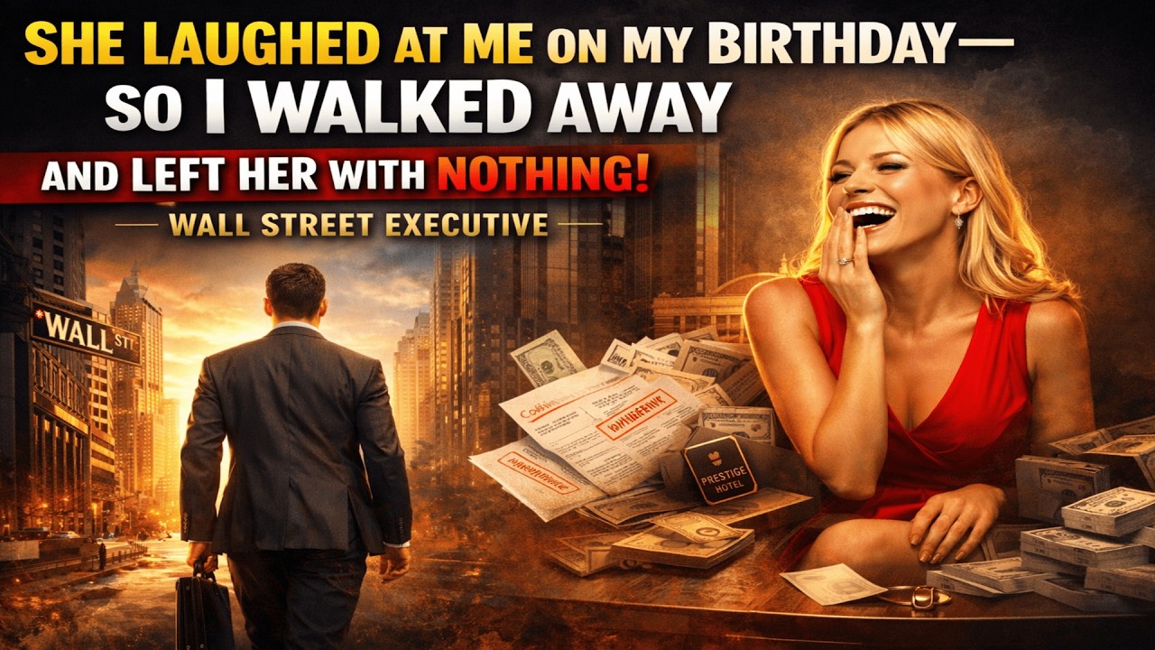 She Laughed at Me on My Birthday—So I Walked Away and Left Her With Nothing! Wall Street Executive