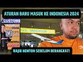 Aturan masuk indonesia terbaru dari luar negeri 2024 bandara soekarno hatta terminal 3  vlog 66