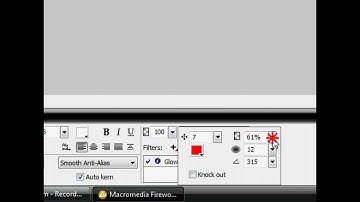 Macromedia fireworks 8 how to make a logo