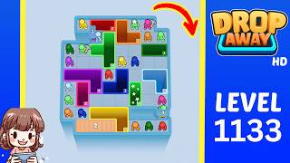 Drop Away Level 1133 Solution Walkthrough