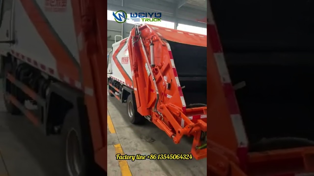 ISUZU 6 CBM garbage compactor truck#ISUZU #Garbagecompactor