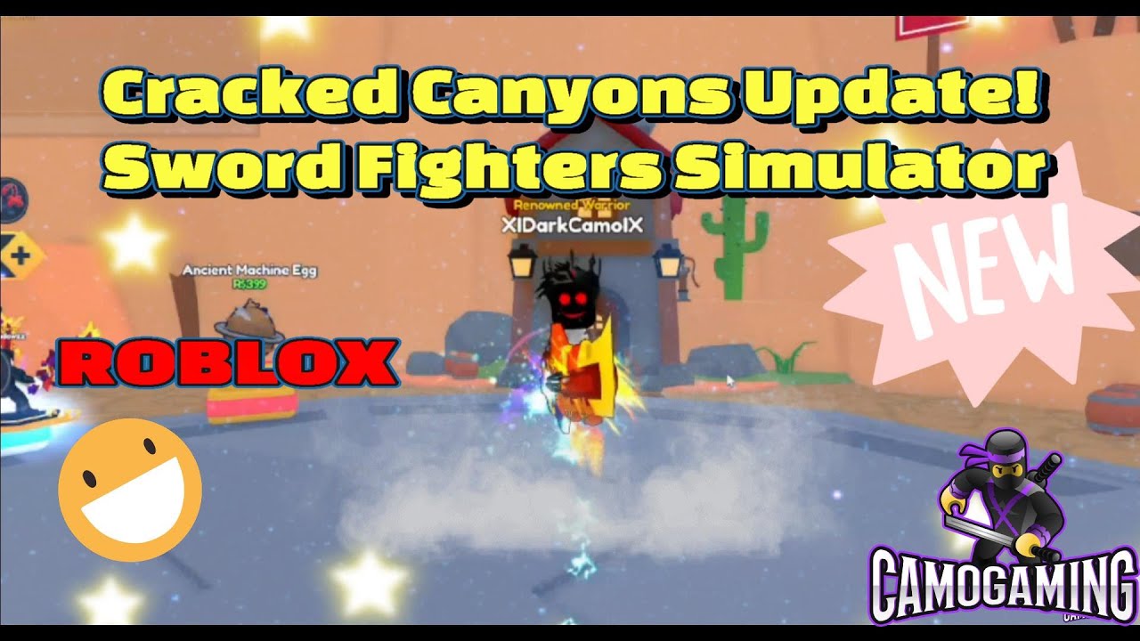 Cracked Canyons Update In Roblox Sword Fighters Simulator!