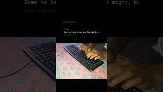 102 WPM Typing Speed 🔥| Fast English Typing Speed Test #shorts