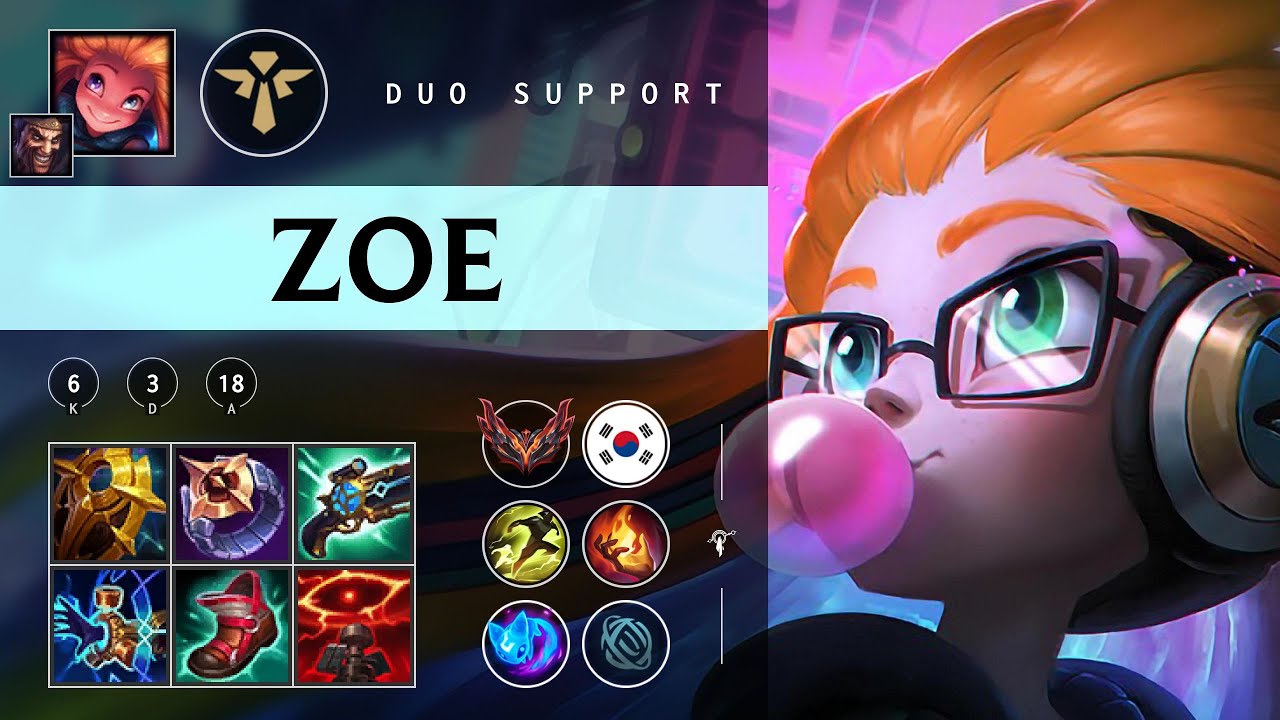 Zoe Support vs Elise - KR Grandmaster Patch 25.23