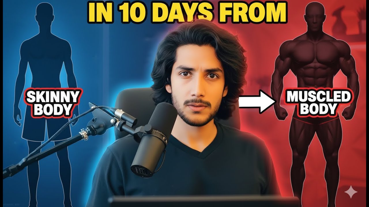 IN 10 Days From SKINNY TO MUSCLED BODY At HOME | Know With Ali