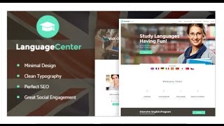 Language Center & Online School WP Theme | Themeforest Download