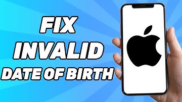 How to Fix Invalid Date of Birth Apple ID | You Cannot Create an Apple ID at This Time 2025