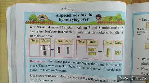 Std - 2nd | Maths | A Special way to  add by carrying over |